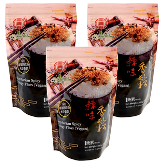 富貴香 辣味香鬆 純素 非基改大豆蛋白製成, 300g, 3包