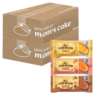 mom's cake 韓國國產小麥香蕉麵包綜合組, 2盒, 450g