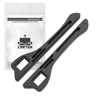 CARTEM 側邊聚氨酯縫隙墊 駕駛座 + 副駕駛座套組, 1套, 黑色