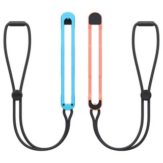 Nintendo 任天堂 SWITCH Joy Con 2 腕帶 2件組, 1組, 淺藍色 + 淺紅色, 單一商品