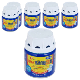 優品 馬桶自動清潔劑, 255g, 6罐