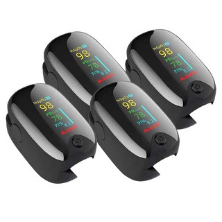 液晶指尖脈搏血氧機 (家用型), 黑色, 3.7cmX5.9cmX3.5cm, ABS材質, SH-81, 4台