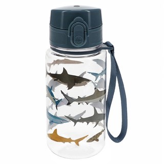 Rex LONDON 彈蓋直飲式水瓶, 鯊魚, 450ml, 1個