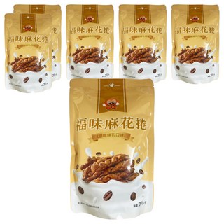 福味 小琉球麻花捲 咖啡煉乳 200g, 6包