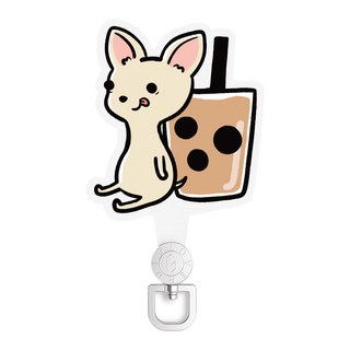 OVERDIGI 360旋轉掛繩墊片-TF 堅韌耐用 420D尼龍布複合材質 穩固抗撕裂 厚度為0.4mm超薄設計, TF珍奶小吉, 1個