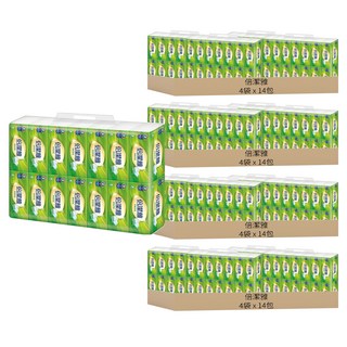 倍潔雅 抽取式衛生紙 細柔蝶紋技術 柔軟舒適 吸水 150抽, 14包, 16袋