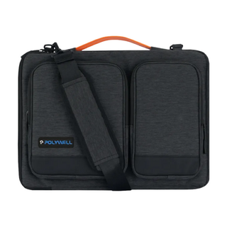 POLYWELL 寶利威爾 多功能時尚肩背/手提筆電包 PW15-T65-0381, 黑色, 1個