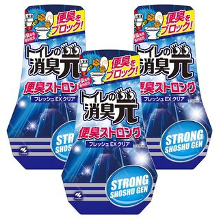 小林製藥 浴廁消臭元 便臭專用 消臭劑 400ml, 3瓶