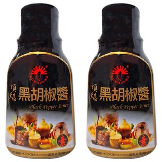 新光洋菜 頂級黑胡椒醬 素, 300g, 2瓶