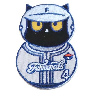 黃阿瑪的後宮生活 後宮打不倒棒球隊布章 繡線布章, 7 x 4cm, Socles, 1個