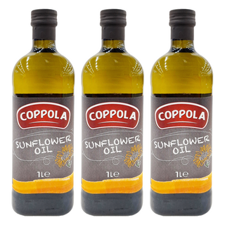 COPPOLA 柯波拉 葵花籽油 義大利產, 1L, 3瓶