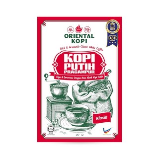 ORIENTAL KOPI 華陽 南洋風味白咖啡 三合一 經典原味, 38g, 10包, 1盒