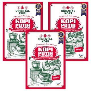 ORIENTAL KOPI 華陽 南洋風味白咖啡 三合一 經典原味, 38g, 10包, 3盒