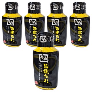 Gyu-Kaku 牛角 燒鹽味燒肉用調味料 長崎的鹽使用 蒜和芝麻油的風味, 210g, 5瓶