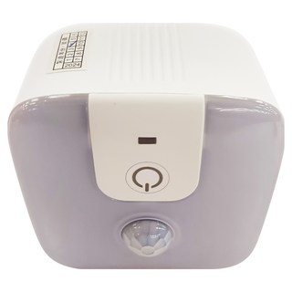 明沛 可調光紅外線感應燈 + USB雙孔供電器 MP5722-1, 白光, 1組
