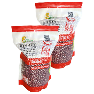 超賀 屏東紅豆 600g, 台灣在地農產新鮮採收, 無添加防腐劑及色素, 工廠通過HACCP及ISO22000認證, 2包