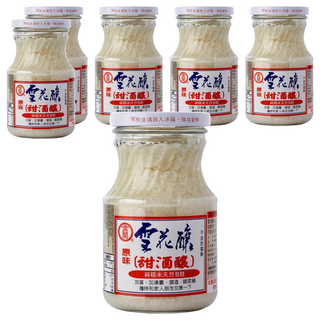 金蘭 雪花釀, 獨家培育麴種 保留圓糯米香氣, 純糯米天然發酵, 500g, 6罐