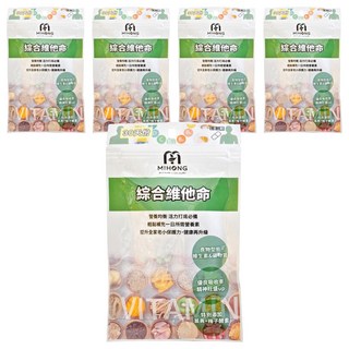 MIHONG 米鴻生醫 綜合維他命, 30顆, 500mg, 5包