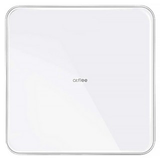 atflee T3 數位 LED 電子體重計 強化玻璃+ABS 最大測量重量 180kg 附2顆電池, M89050, 白色, 1個
