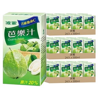 波蜜 含C芭樂汁, 300ml, 72入