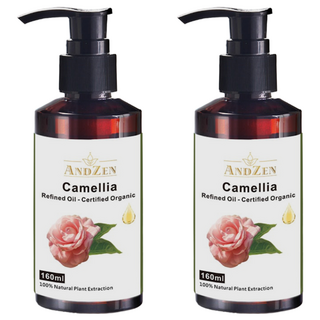 ANDZEN 安得仁 ACO有機保濕按摩基底油 山茶花油, 160ml, 2瓶