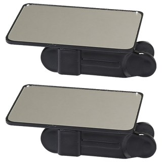 手機倒影天空之境拍攝夾套組 2入 ABS 玻璃材質 黑/白顏色隨機出貨, 1組