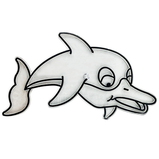 AMOS 阿摩司 壓克力模型版 小-S31 海豚 適用年齡: 三歲以上, 1個