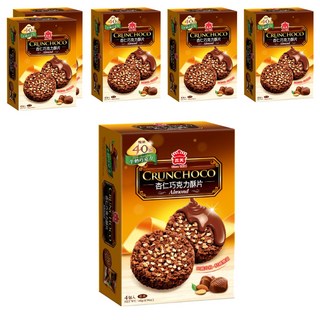 義美 杏仁巧克力酥片 牛奶巧克力, 140g, 6盒