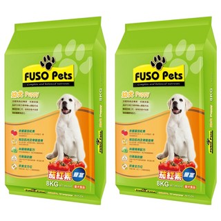 FUSO Pets 福壽 幼犬乾飼料 完整均衡營養, 8kg, 2袋
