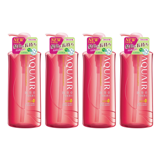 AQUAIR 阿葵亞 瞬耀護色洗髮精 控油, 染後護色 持久, 添加薄荷精萃, 600ml, 4瓶