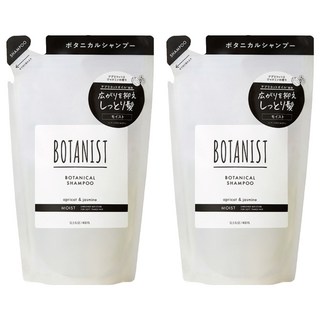 BOTANIST 植物性滋潤型洗髮精補充包 杏子&茉莉, 400ml, 2包