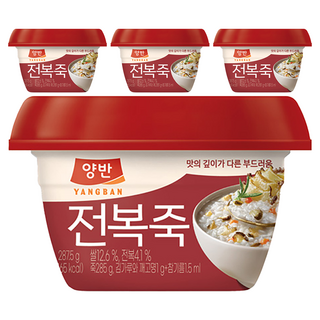 양반 전복죽, 287.5g, 4개