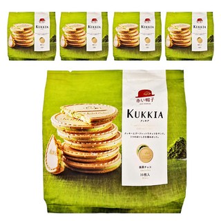 紅帽子 AKAI BOHSHI Kukkia 法蘭酥 抹茶 10片, 日本原裝進口, 78g, 5包