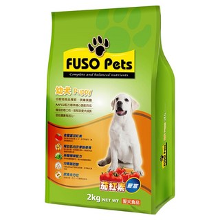 FUSO Pets 福壽 幼犬飼料, 玉米 + 糙米 + 雞肉粉 + 牛肉粉, 2kg, 1袋