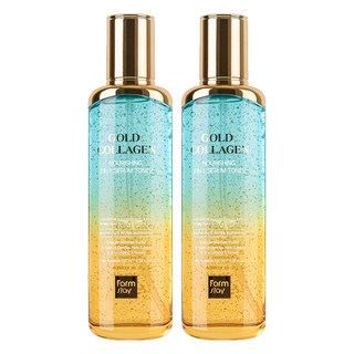 팜스테이 골드 콜라겐 너리싱 투인원 세럼 토너, 2개, 130ml