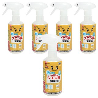 LEC 激落君 檸檬酸電解水泡沫噴霧清潔劑 除菌率99.9% 清潔/除菌/消臭, 400ml, 5瓶