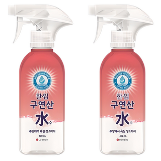 한입 구연산수 분무기형, 400ml, 2개