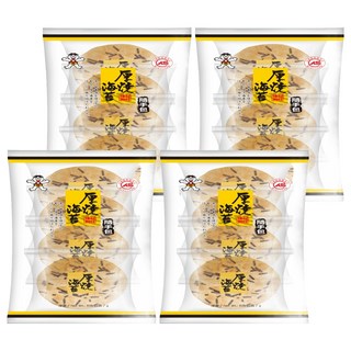 旺旺 米果 厚燒海苔口味, 68g, 4袋