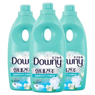 다우니 실내건조 초고농축 섬유유연제 프레시 클린 본품, 1.05L, 1개입, 3개