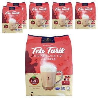 富家仔牌 南洋拉茶風味香滑奶茶三合一 經典原味, 40g, 15包, 6袋