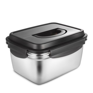 까사베니 연마제 없는 스테인레스 김치통, 2.8L, 1개