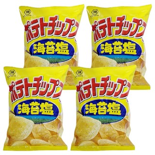 KOIKEYA 湖池屋 平切洋芋片-海苔鹽口味, V感厚切, 66g, 4包