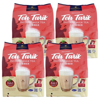 富家仔牌 南洋拉茶風味香滑奶茶三合一 經典原味, 40g, 15包, 4袋