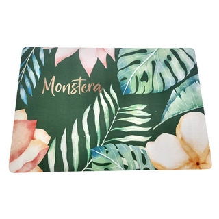 軟式珪藻土踏墊 Set, 40 x 60cm, 龜背葉, 2個