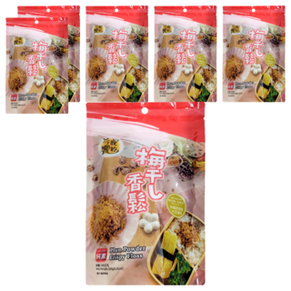 今晚饗吃 梅干素香鬆 純素 Plum Powder Crispy Floss, 165g, 6包