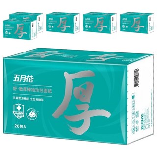五月花 舒敏厚棒袖珍包, 20包, 6袋