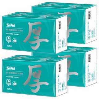 五月花 舒敏厚棒袖珍包, 20包, 4袋