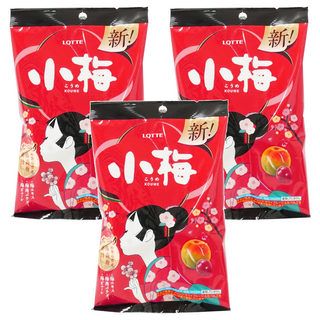 LOTTE 樂天 小梅 梅子風味糖, 56.7g, 3袋