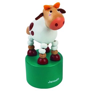 法國Janod 媽媽法寶 我會跳舞, 乳牛 綠色, 1個