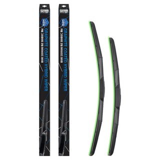 CARTEM 石墨塗層混合雨刷 駕駛座+副駕駛座組, 詳見商品包裝或請洽境外廠商